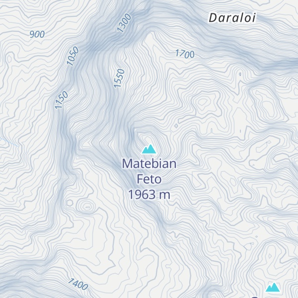 Map of Matebian Feto