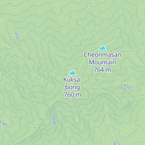 Map of Kuksa-bong