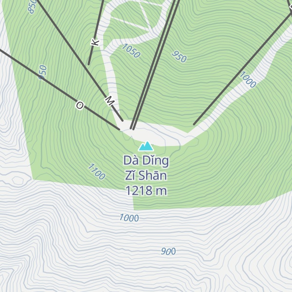 Map of Dà Dǐng Zǐ Shān