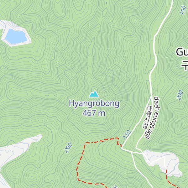 Map of Hyangrobong