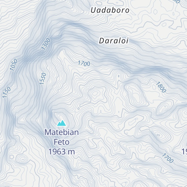 Map of Gunung Matabean Mane