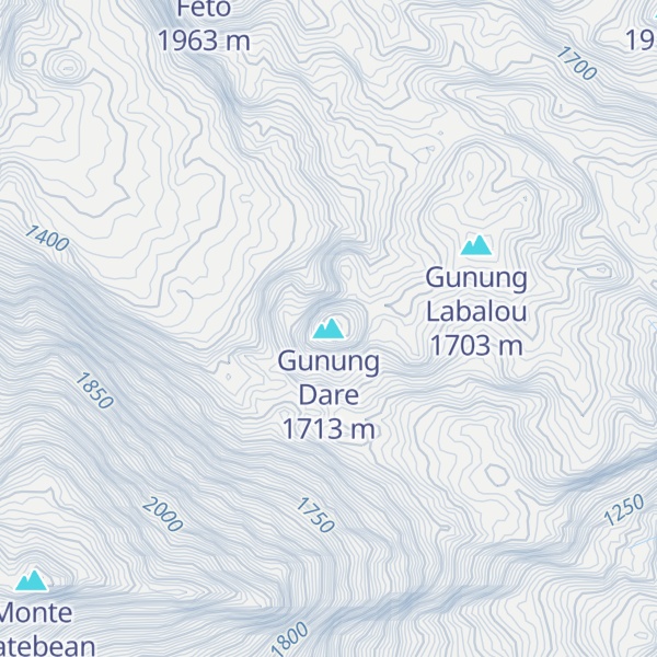 Map of Gunung Dare