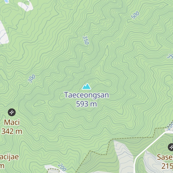Map of Taeceongsan