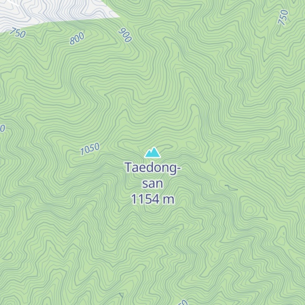 Map of Taedong-san