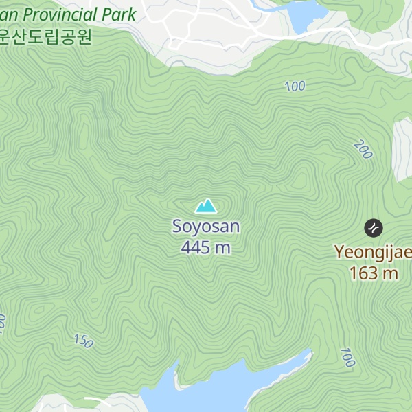 Map of Soyosan