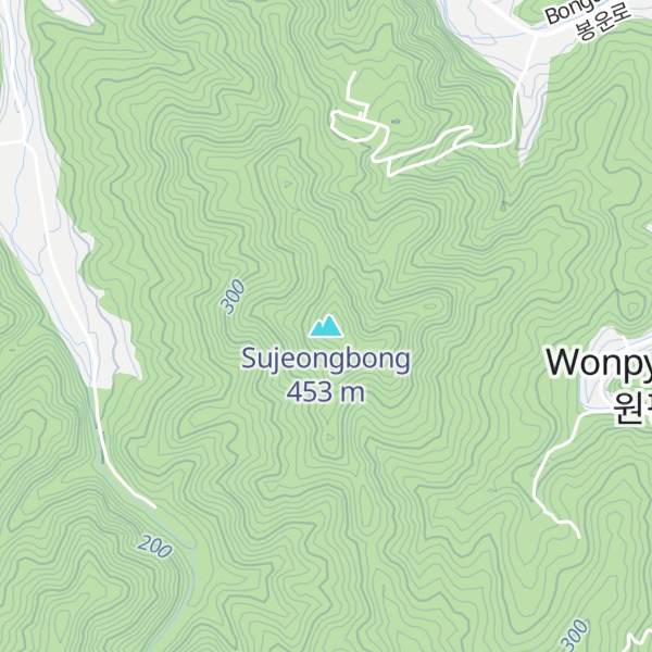 Map of Sujeongbong