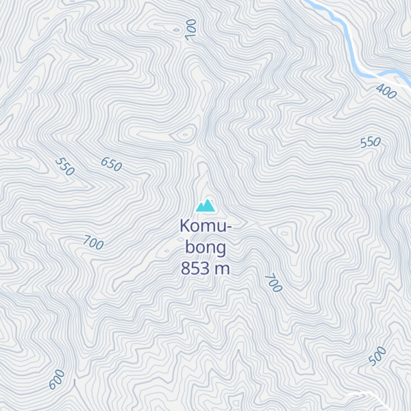 Map of Komu-bong