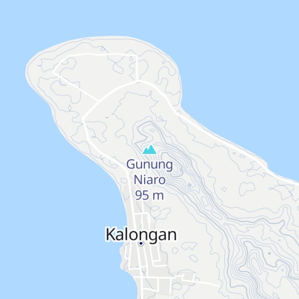 Map of Gunung Niaro
