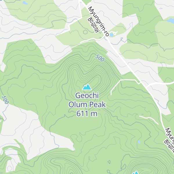 Map of Geochi Olum Peak