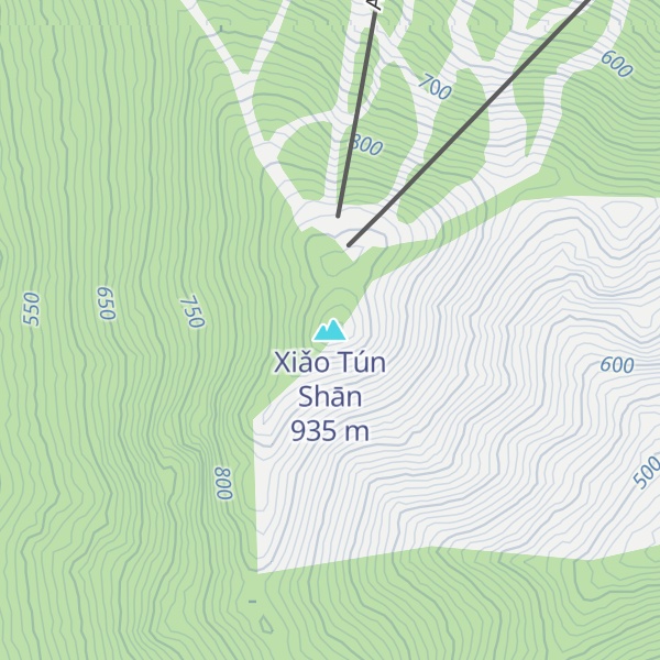 Map of Xiǎo Tún Shān