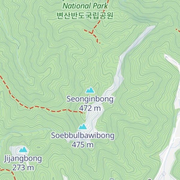 Map of Seonginbong