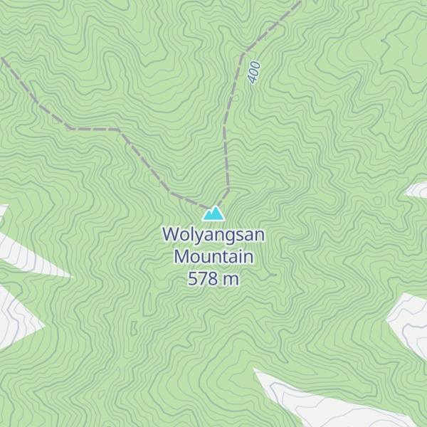 Map of Wolyangsan Mountain