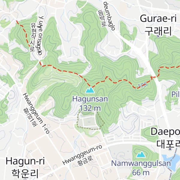 Map of Hagunsan