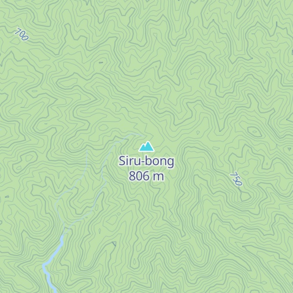 Map of Siru-bong