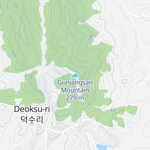 Map of Gunjangsan Mountain