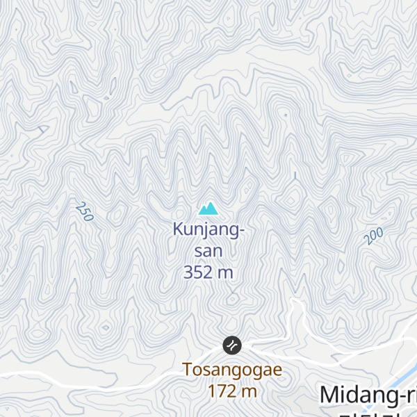 Map of Kunjang-san