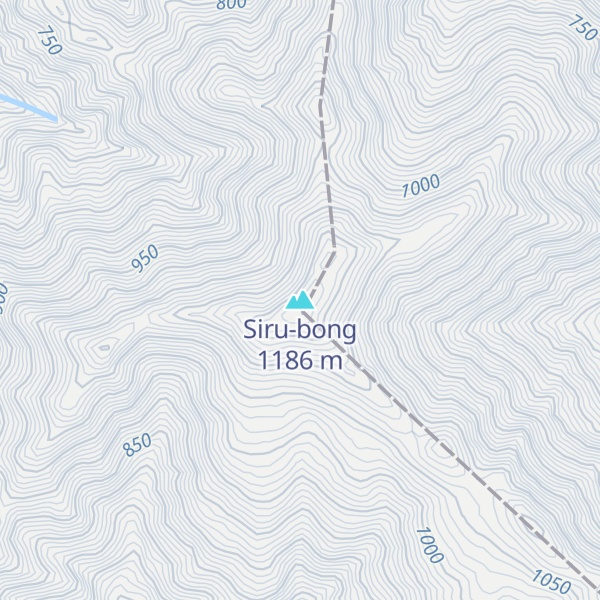 Map of Siru-bong