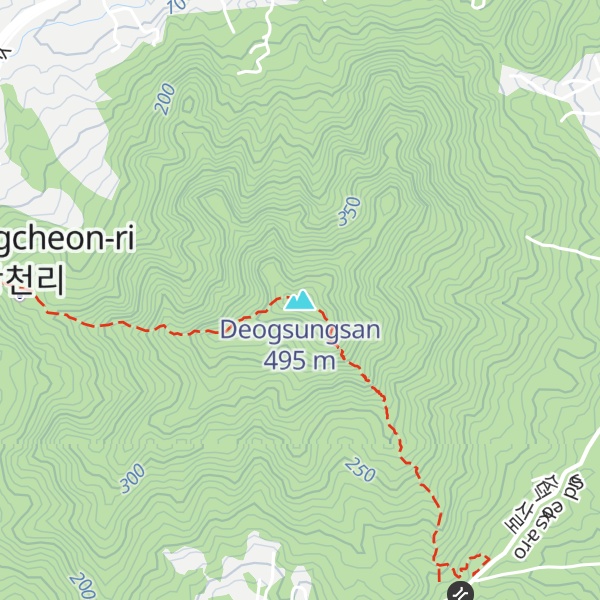Map of Deogsungsan