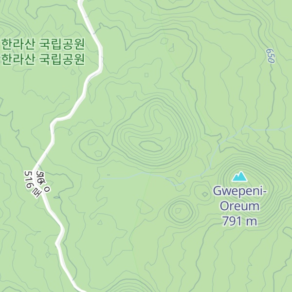 Map of Neopgeori-Oreum