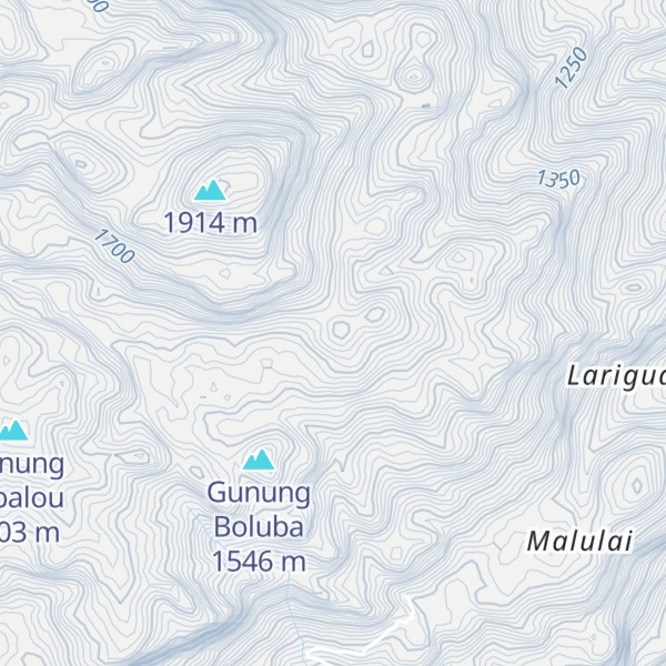 Map of Gunung Solubo