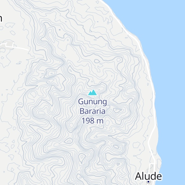 Map of Gunung Bararia