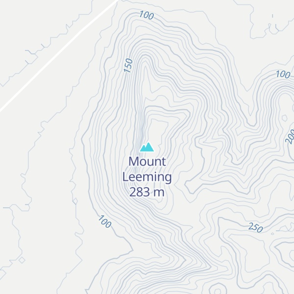 Map of Mount Leeming