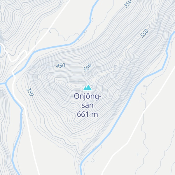 Map of Onjŏng-san