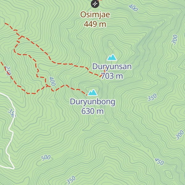 Map of Duryunbong