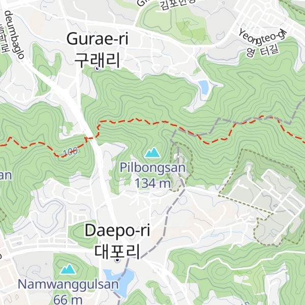 Map of Pilbongsan
