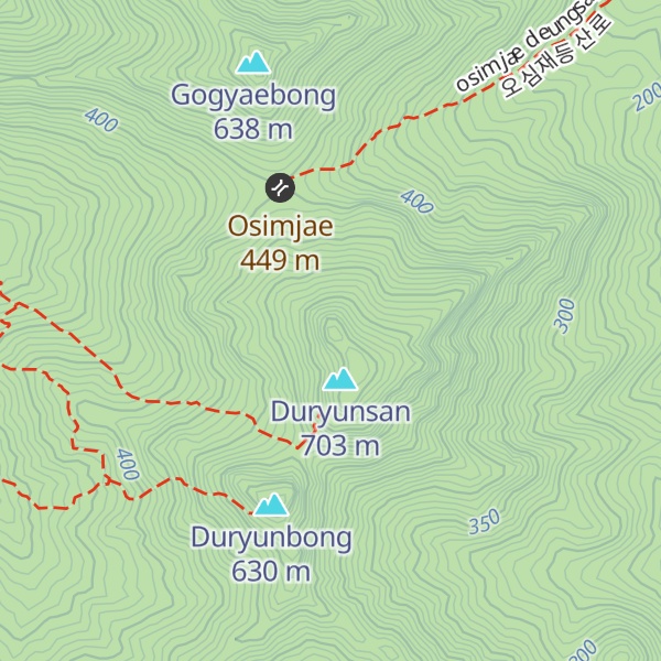 Map of Noseungbong