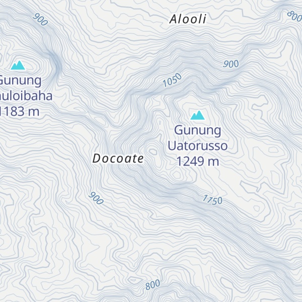 Map of Gunung Bina