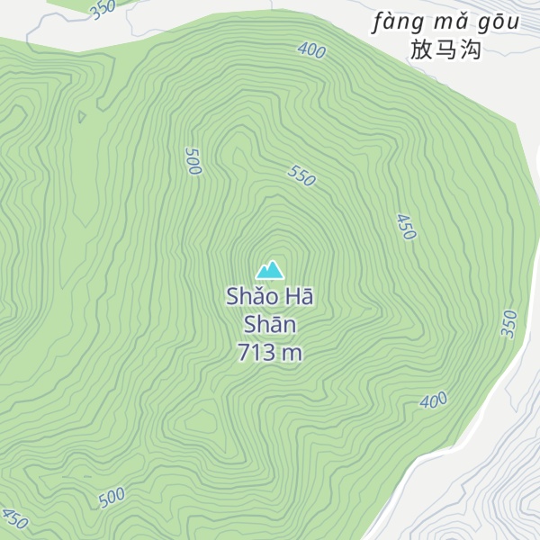 Map of Shǎo Hā Shān