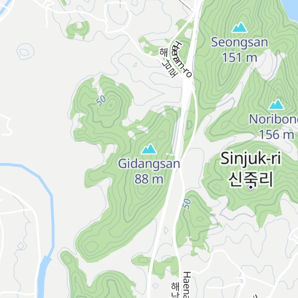 Map of Gidangsan