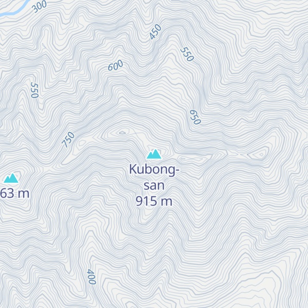 Map of Kubong-san