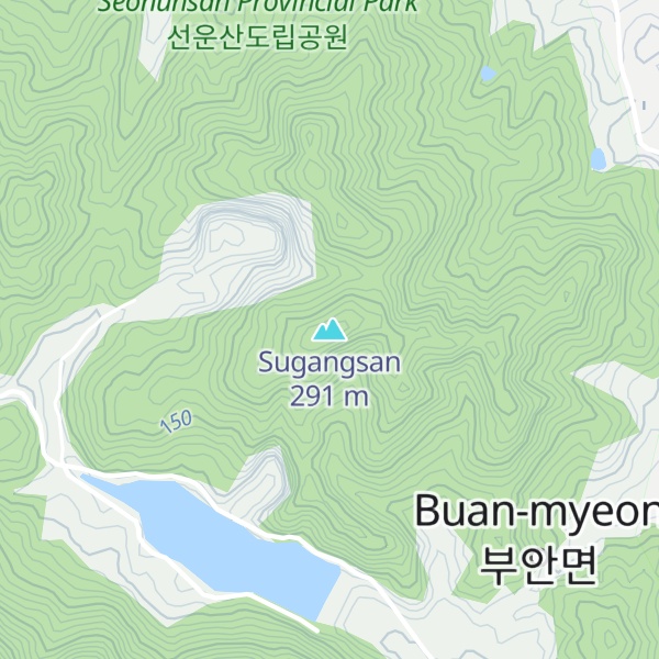Map of Sugangsan