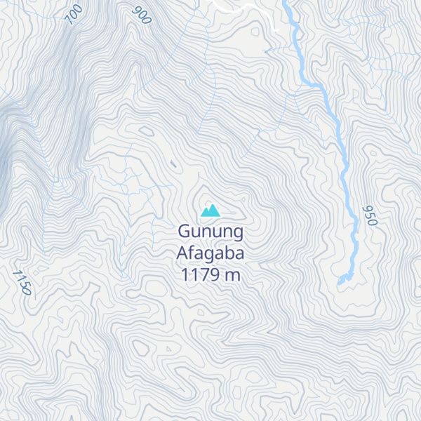 Map of Gunung Afagaba