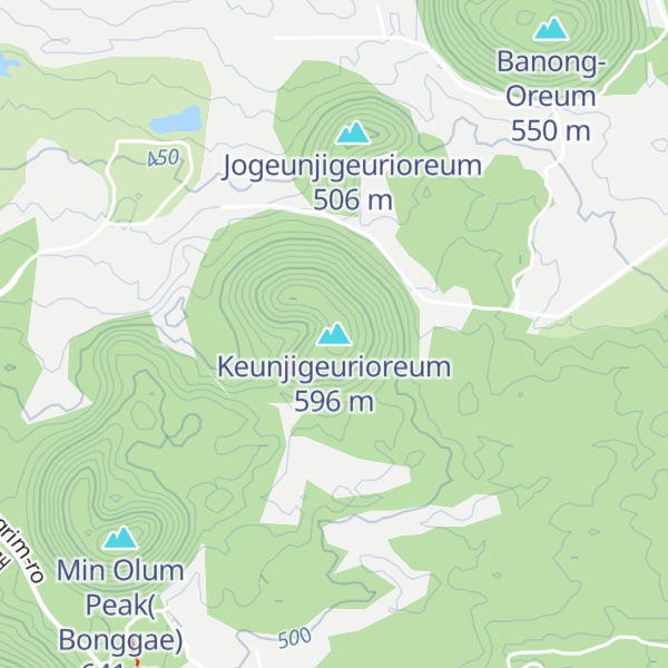 Map of Keunjigeurioreum