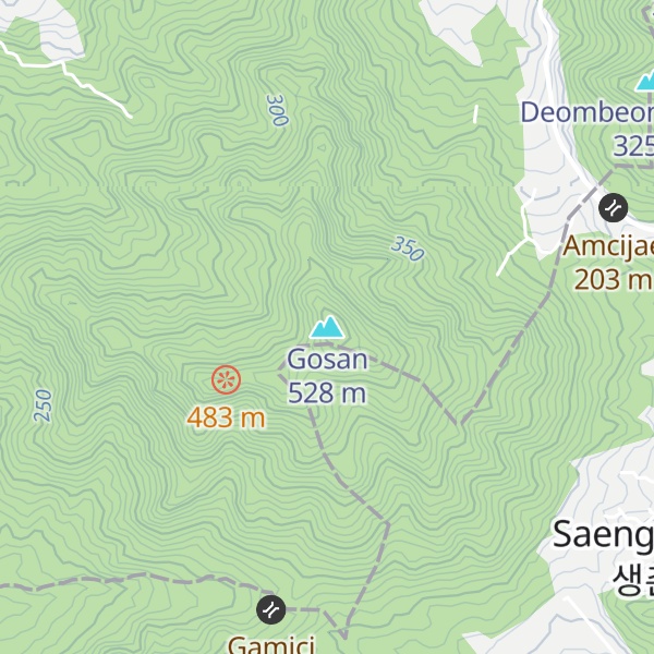 Map of Gosan
