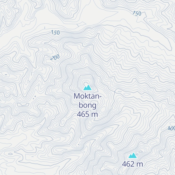 Map of Moktan-bong