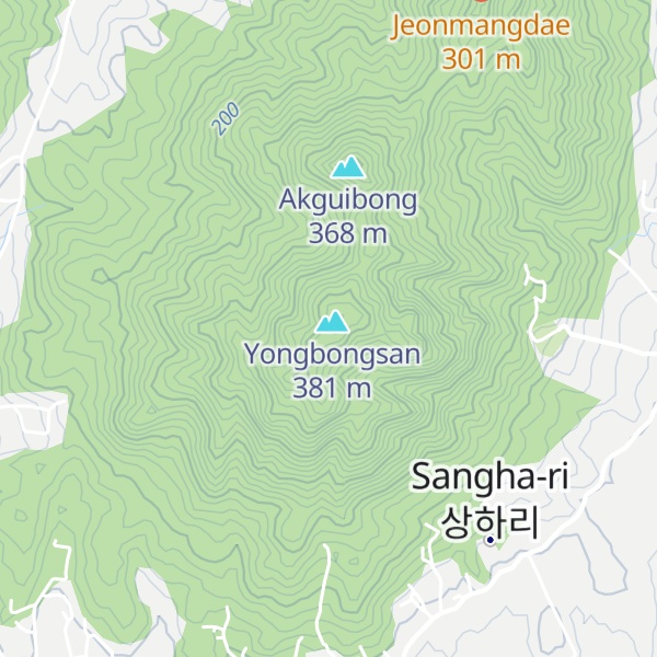 Map of Tuseokbong