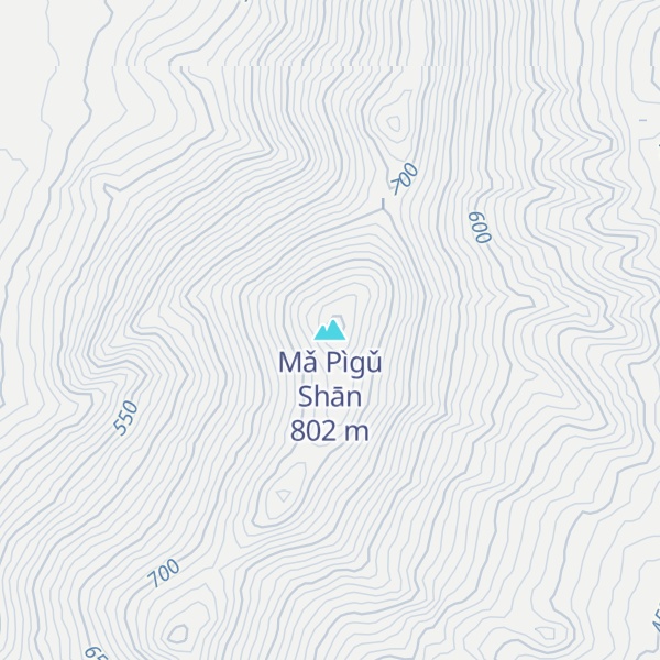 Map of Mǎ Pìgǔ Shān
