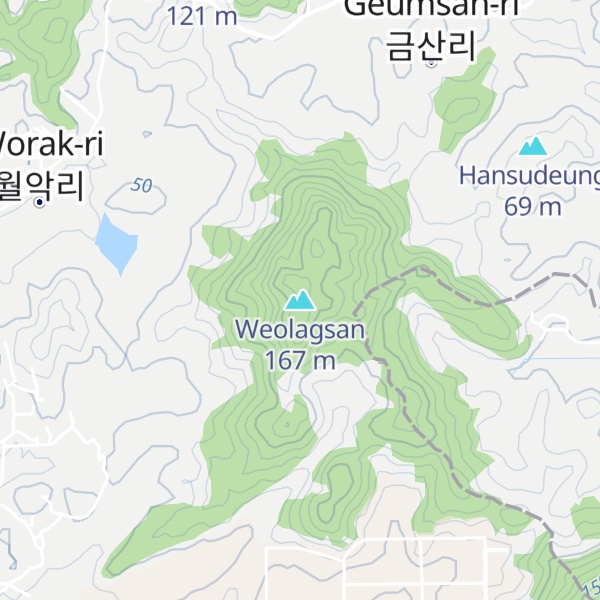 Map of Weolagsan