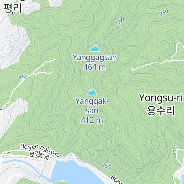 Map of Yanggak-san