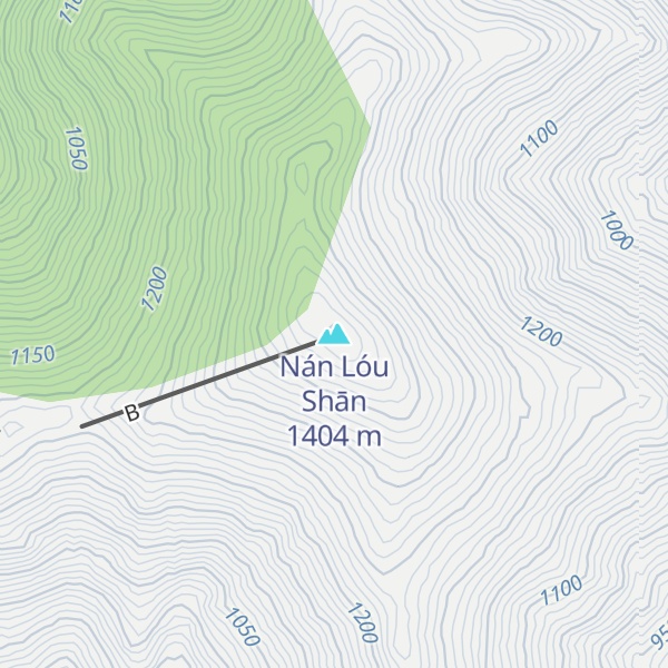 Map of Nán Lóu Shān
