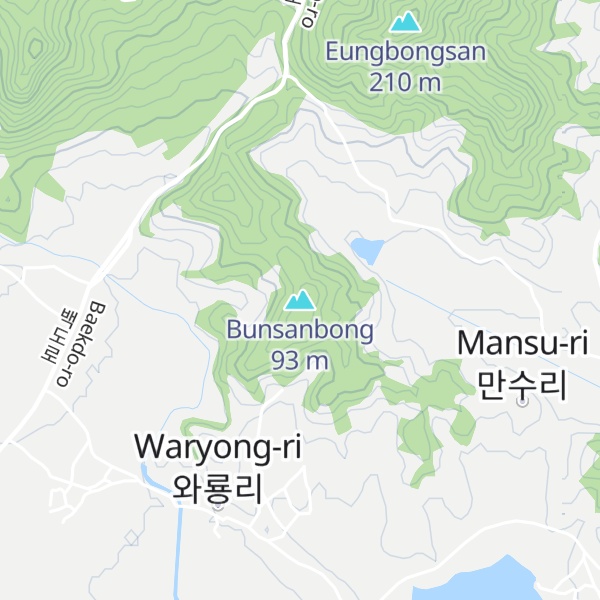 Map of Bunsanbong