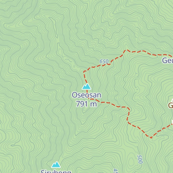 Map of Oseosan