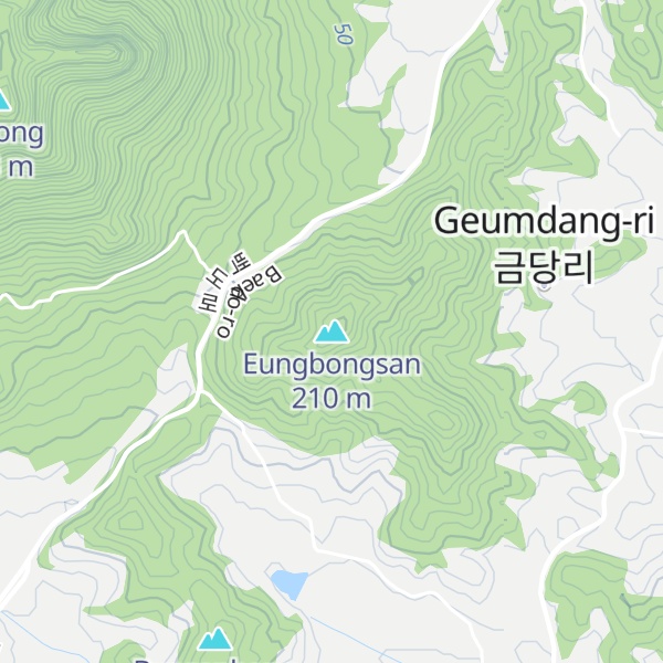 Map of Eungbongsan