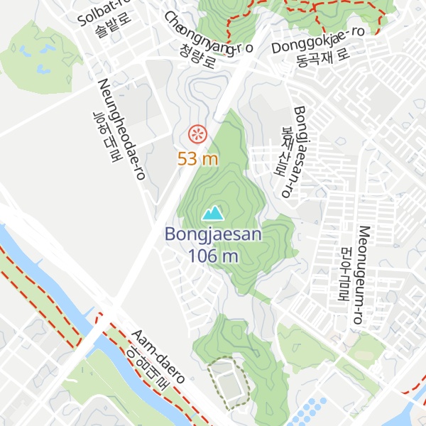 Map of Bongjaesan