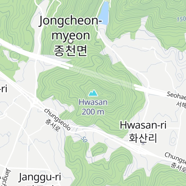 Map of Hwasan
