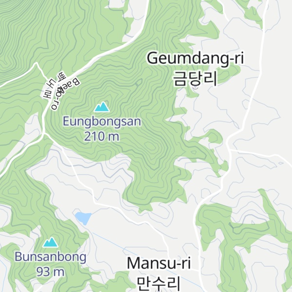 Map of Maebongsan